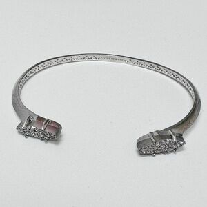 Kendra Scott Gunmetal Black Drusy Cuff Bracelet